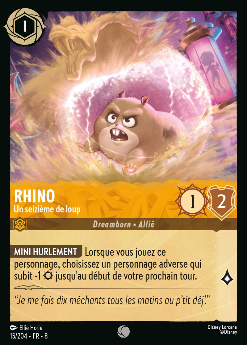 015/204 - Rhino - Un seizième de loup