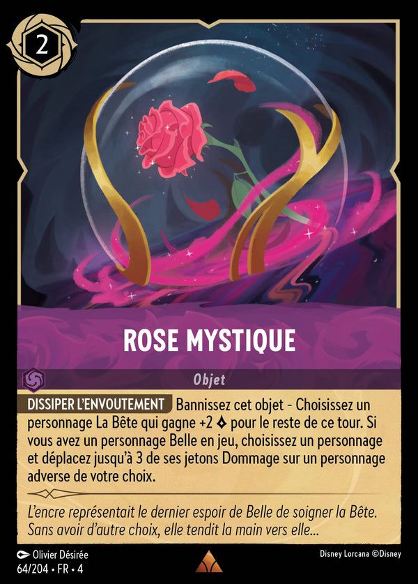 Rose mystique — Carte Disney Lorcana 64 Le Retour d'Ursula