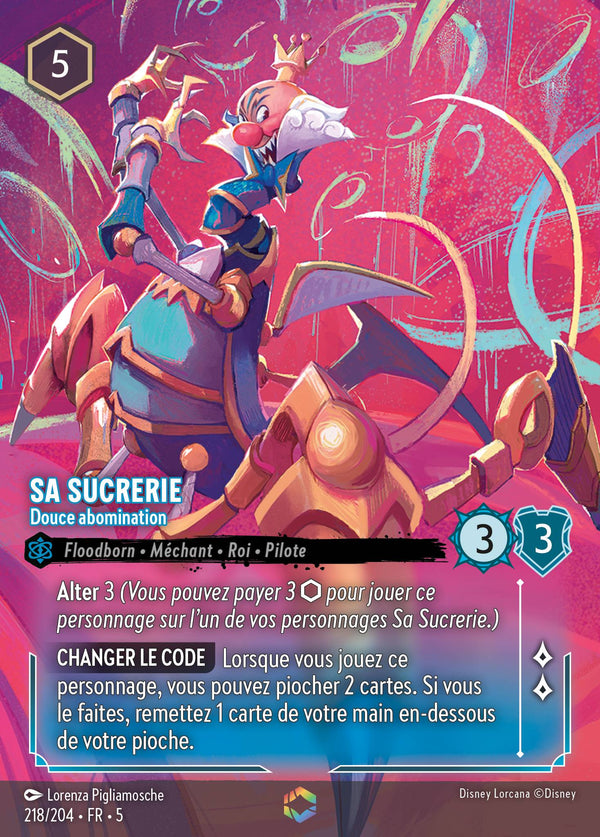 Sa Sucrerie - Douce abomination — Carte Disney Lorcana 218 Ciel Scintillant