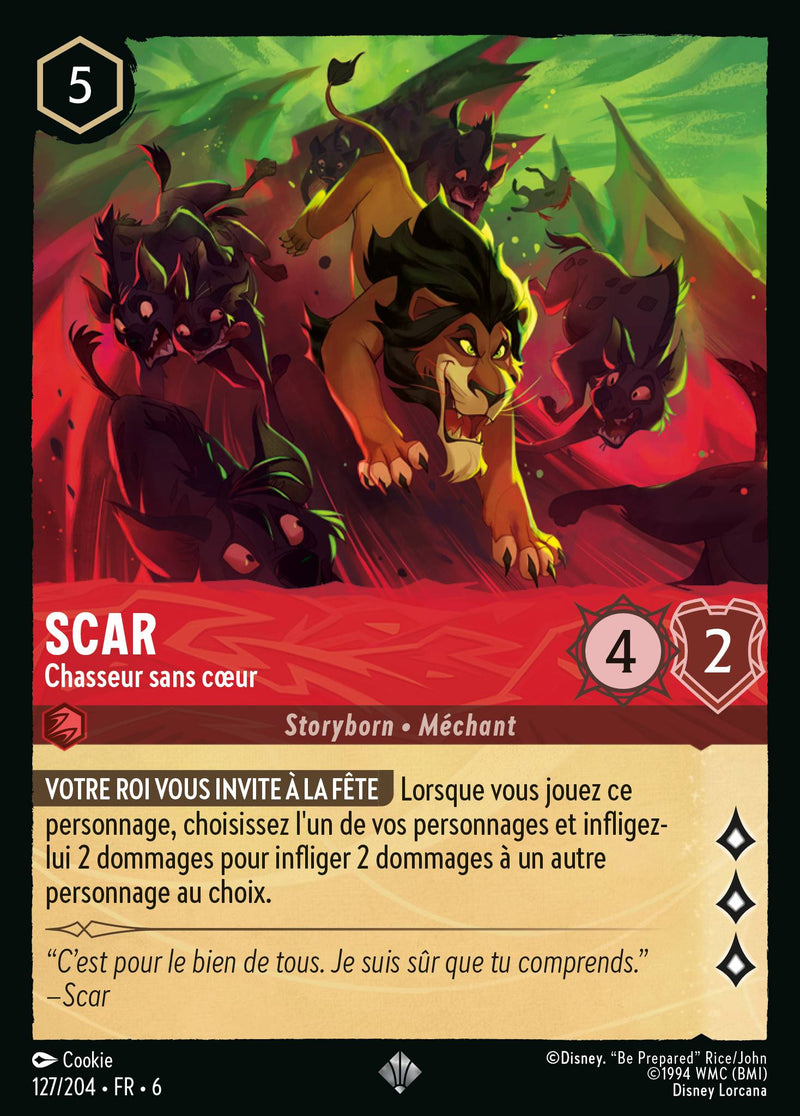 127/204 - Scar - Chasseur sans cœur