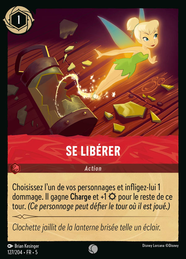 Se libérer — Carte Disney Lorcana 127 Ciel Scintillant