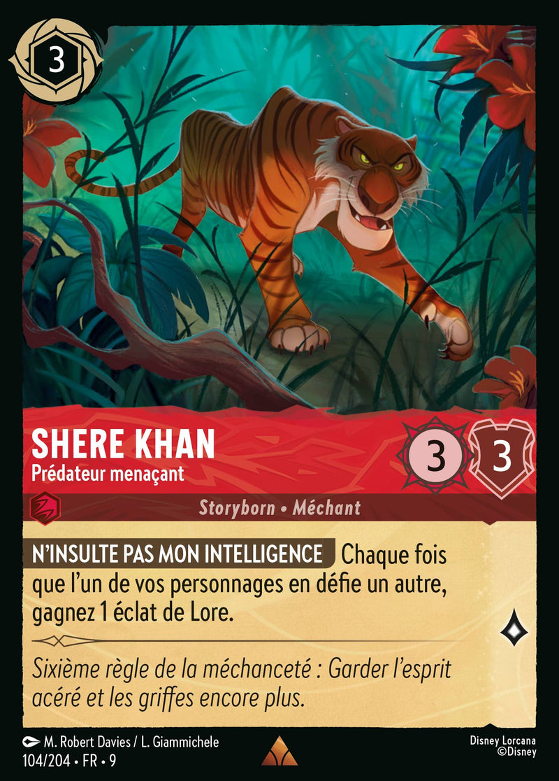 104/204 - Shere Khan - Prédateur menaçant