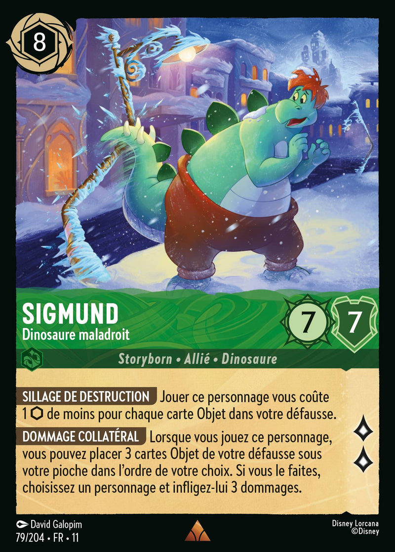 079/204 - Sigmund - Dinosaure maladroit