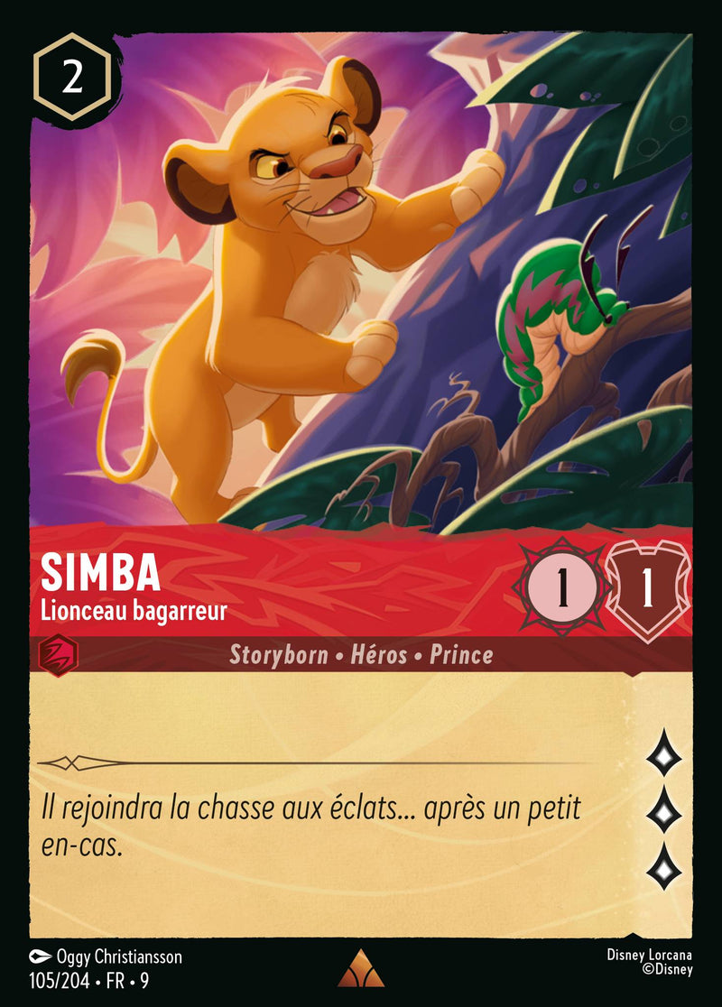 105/204 - Simba - Lionceau bagarreur