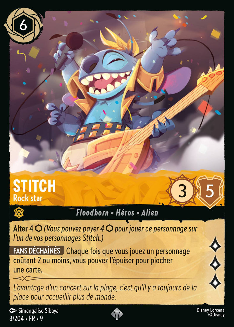 003/204 - Stitch - Rock star