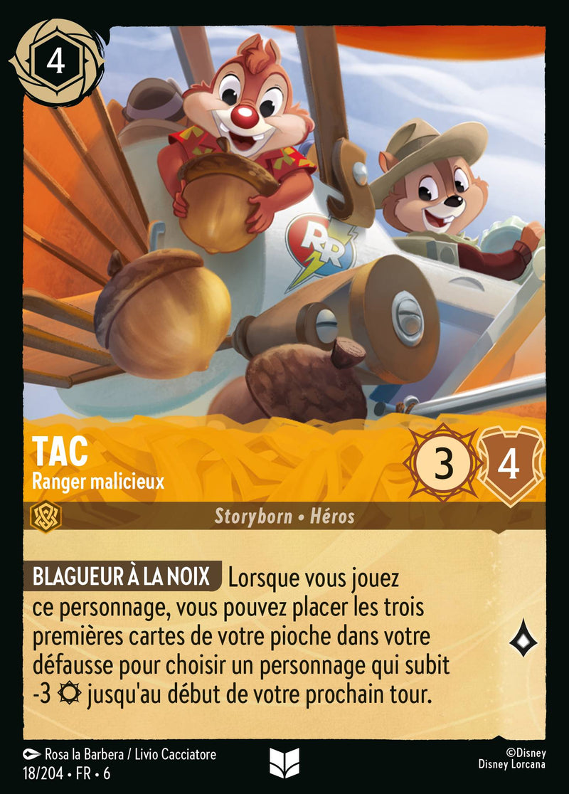 018/204 - Tac - Ranger malicieux