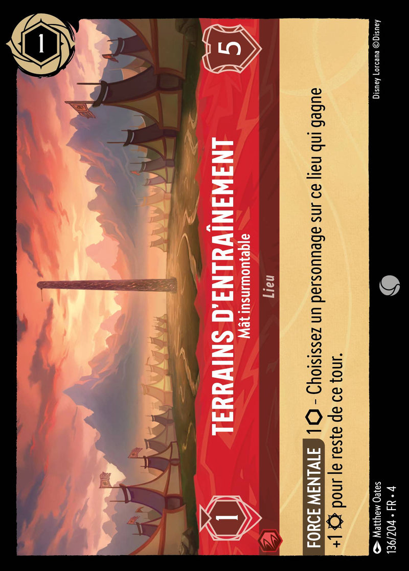 136/204 - Terrains d'Entraînement - Mât insurmontable