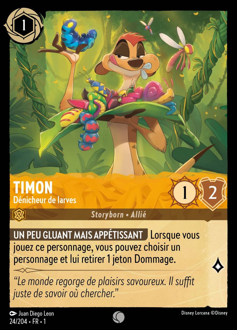 024/204 - Timon - Dénicheur de larves