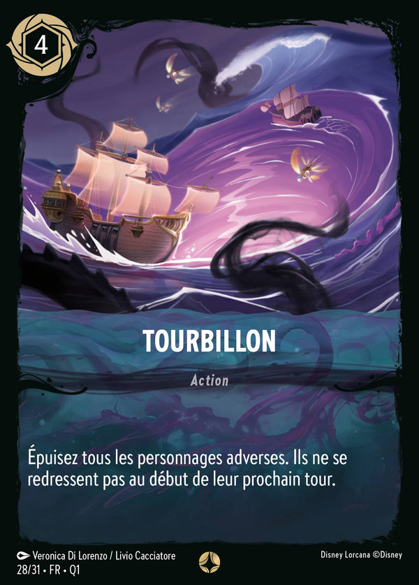 Tourbillon — Carte Disney Lorcana 28 Quête des Illumineurs - Menace des profondeurs