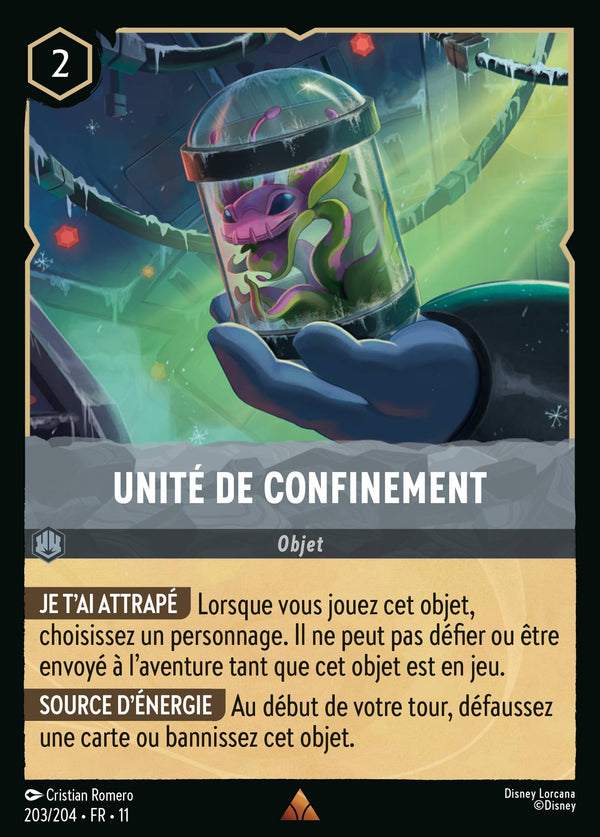 Unité de confinement — Carte Disney Lorcana 203 Givresort