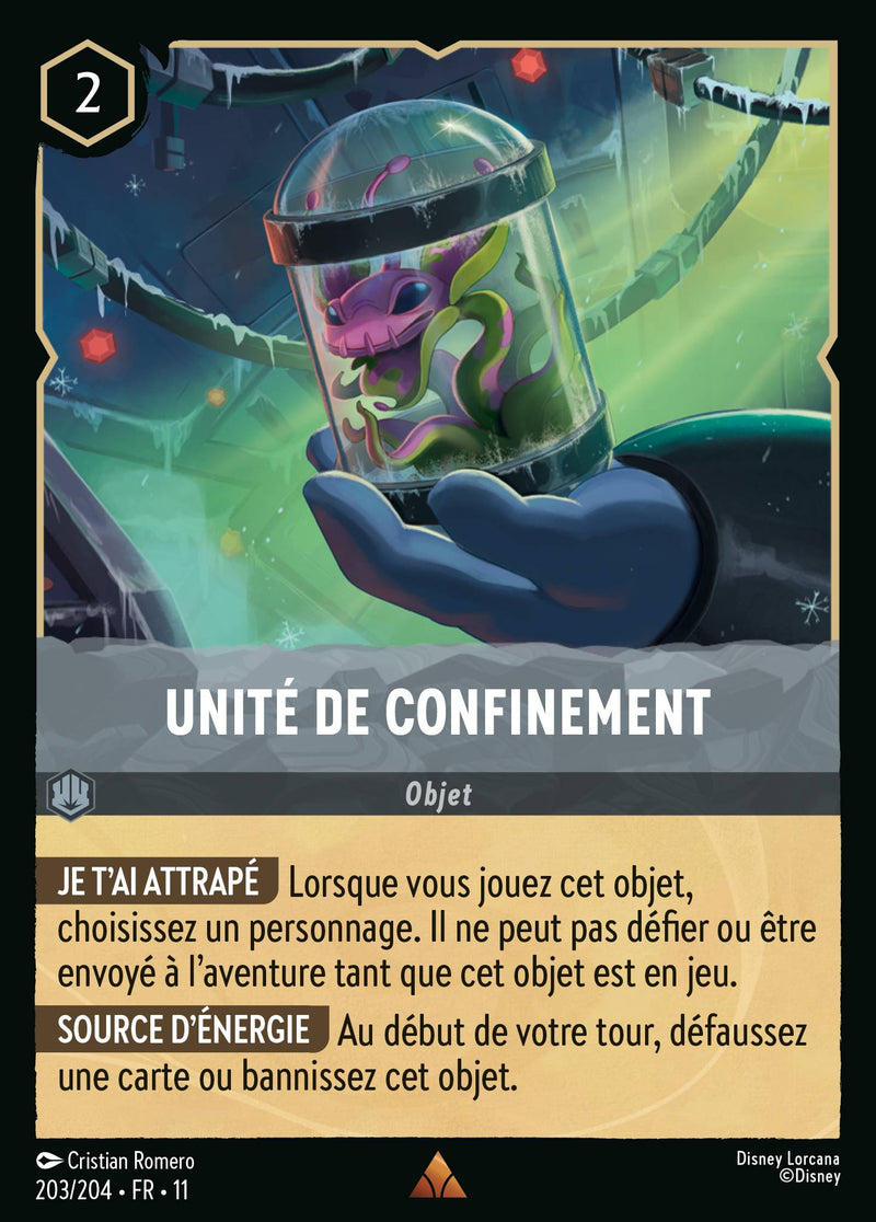 203/204 - Unité de confinement
