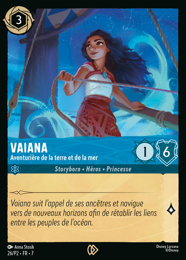 Vaiana - Aventurière de la terre et de la mer — Carte Disney Lorcana 26 L'île d'Archazia