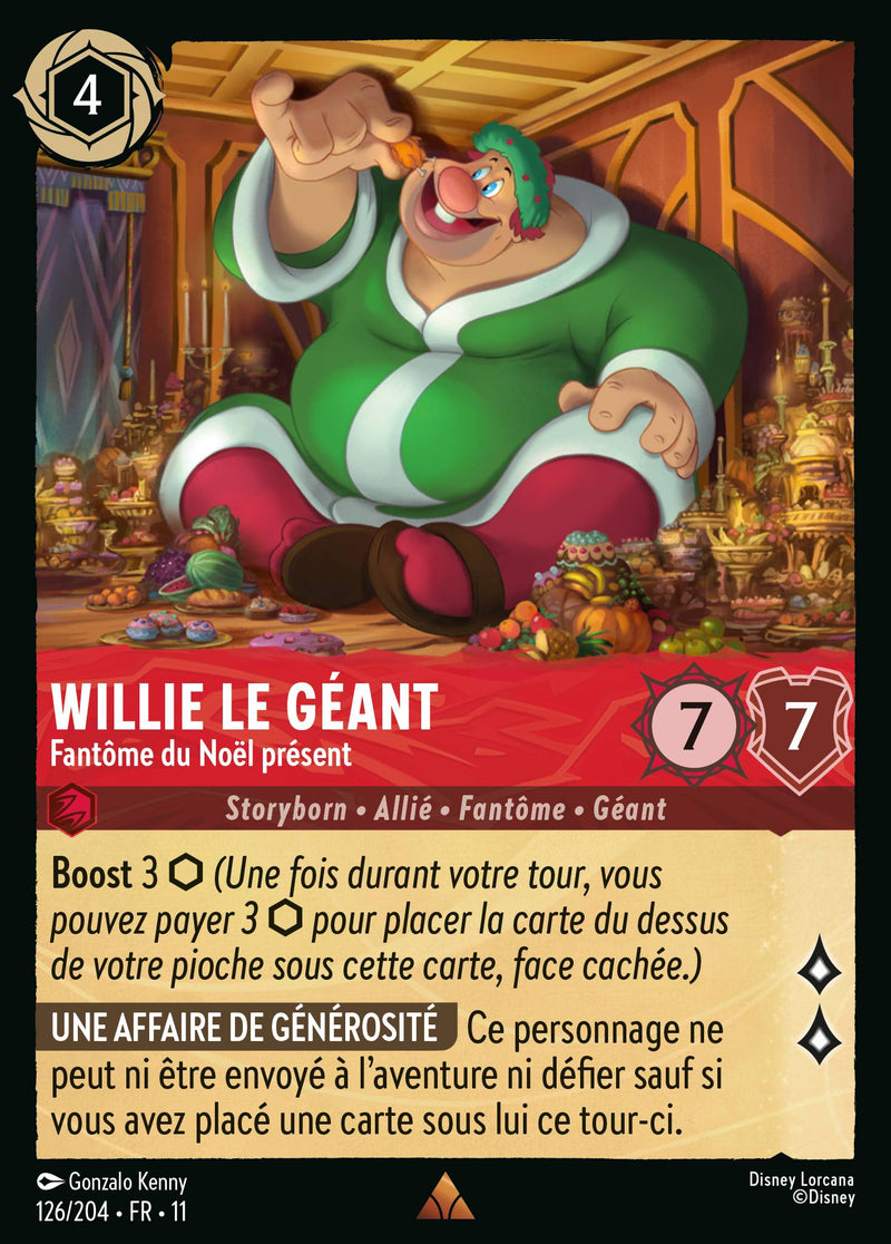126/204 - Willie le géant - Fantôme du Noël présent