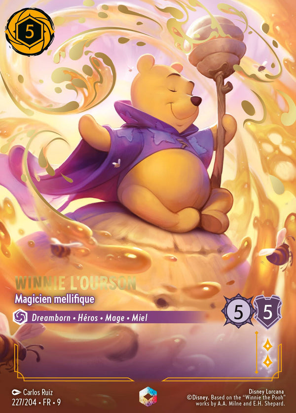 Winnie l'ourson - Magicien mellifique — Carte Disney Lorcana 227 Fabuleux