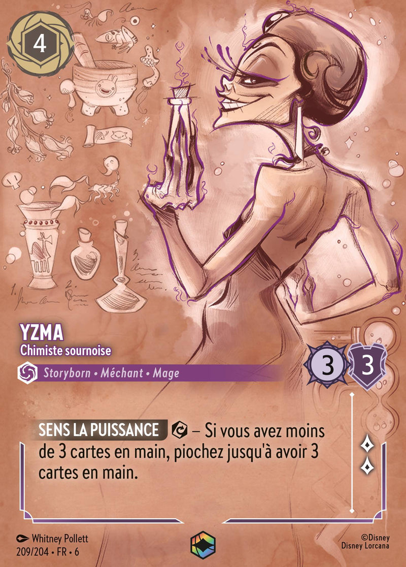 209/204 - Yzma - Chimiste sournoise