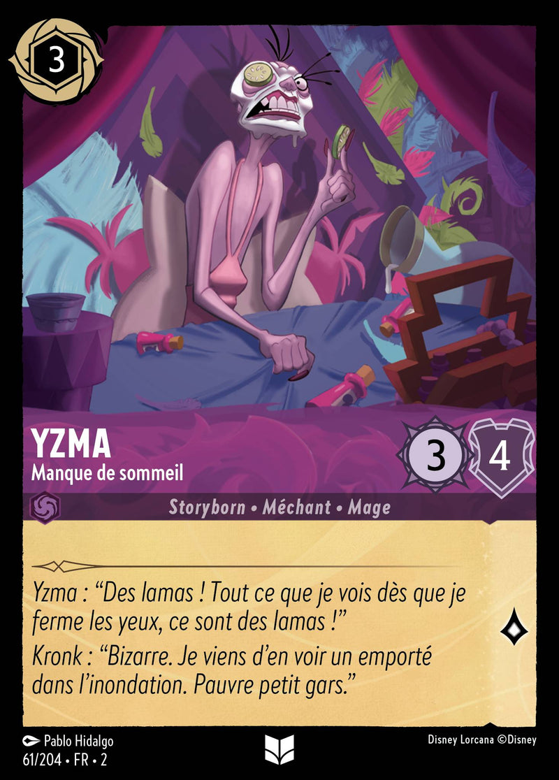 061/204 - Yzma - Manque de sommeil