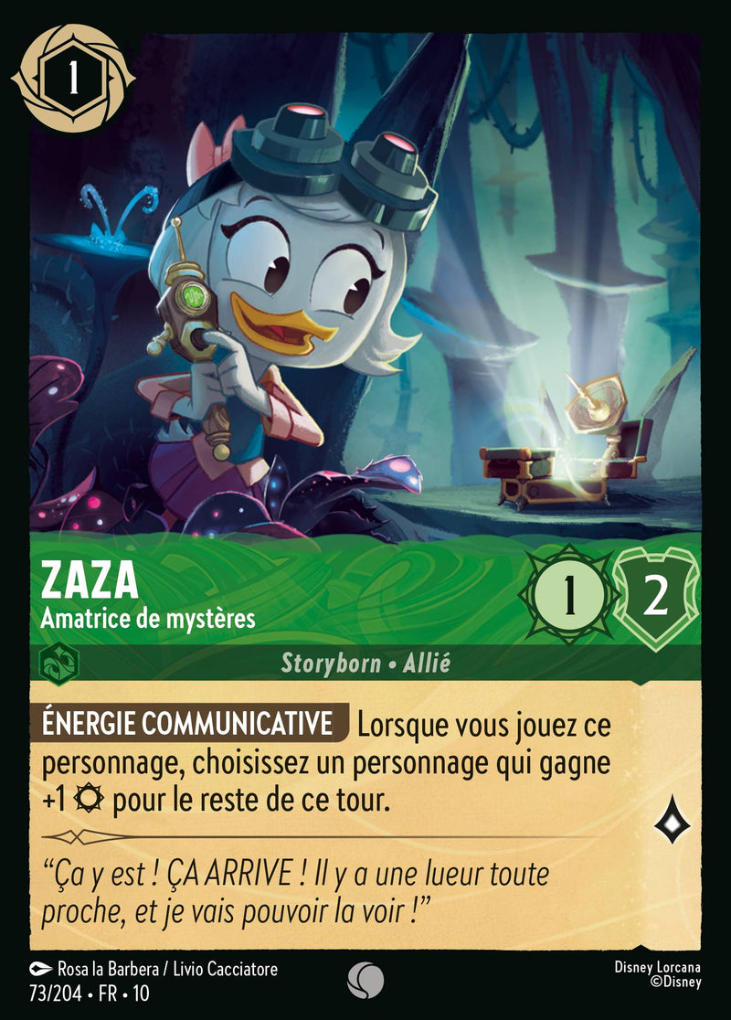 073/204 - Zaza - Amatrice de mystères