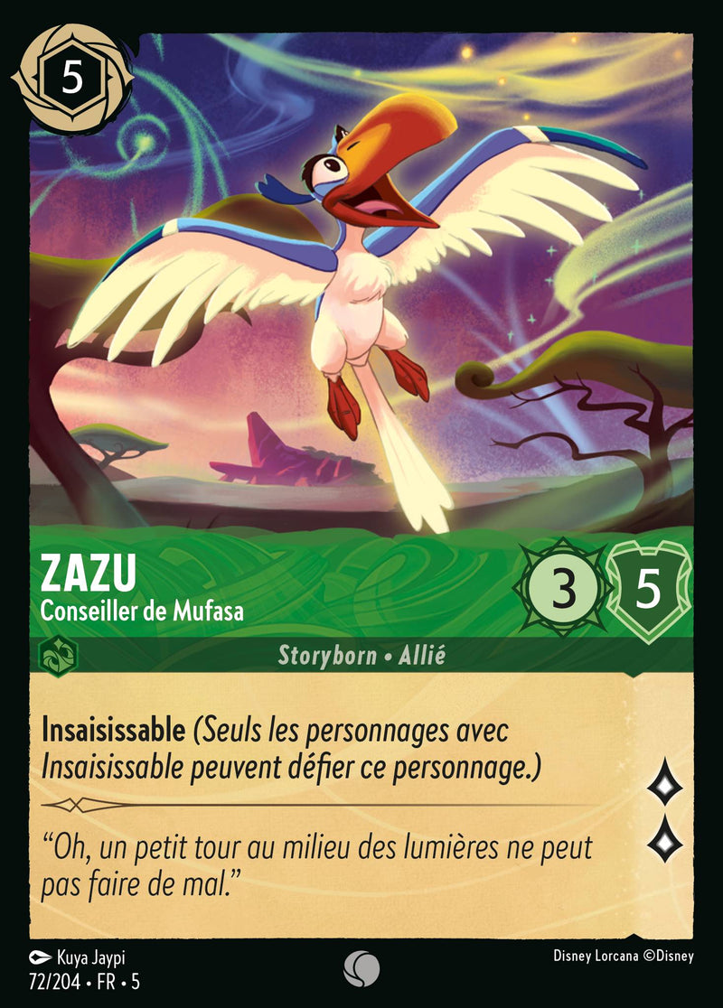 072/204 - Zazu - Conseiller de Mufasa