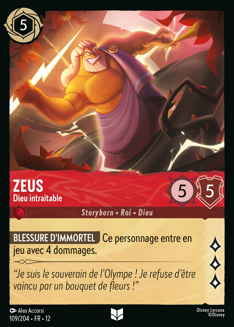 109/204 - Zeus - Dieu intraitable