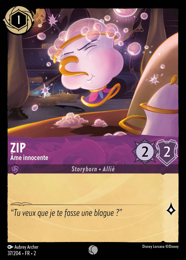 Zip - Âme innocente — Carte Disney Lorcana 37 L'Ascension des Floodborn