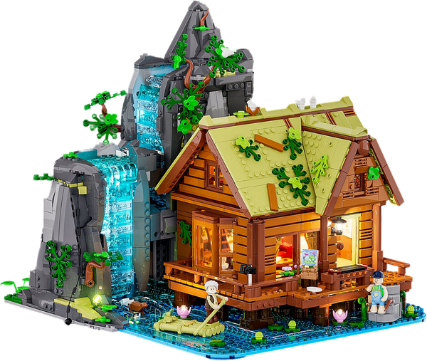 Lumibricks Waterfall Cabin
