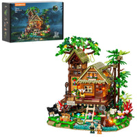 Détail - Lumibricks - Misty Forest Cabin / Retro House