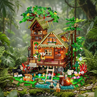Vue 4 - Lumibricks - Misty Forest Cabin / Retro House