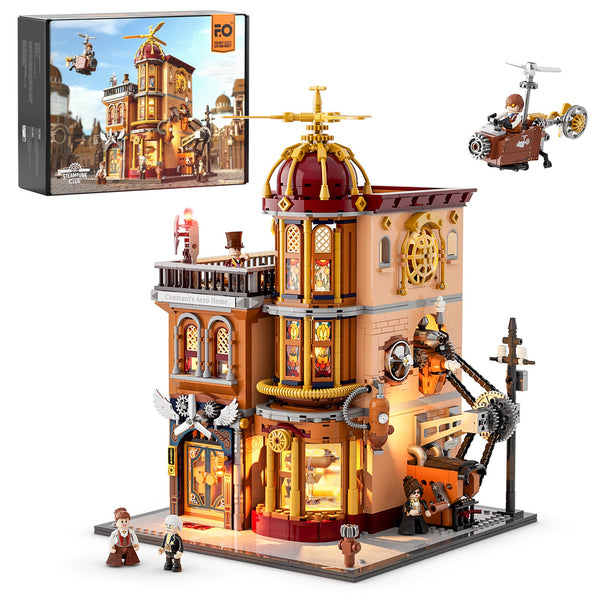 Lumibricks Steampunk Flying Club, vue 2