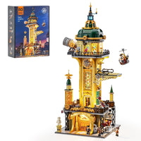 Détail - Lumibricks - Steampunk Watch Tower / Steampunk World