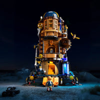 Détail - Lumibricks - Alchemist's Moving Castle / Steampunk World