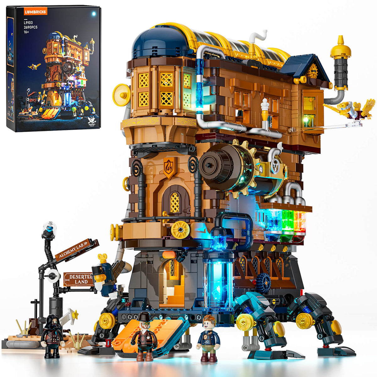 Lumibricks Alchemist's Moving Castle, vue 4