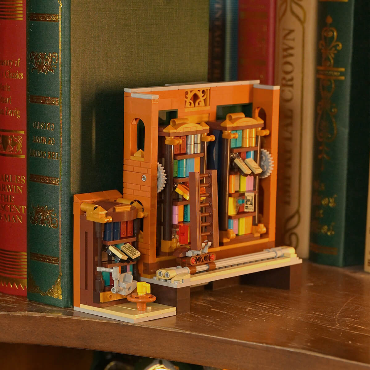 Lumibricks Steampunk Time Rift Library, vue 5