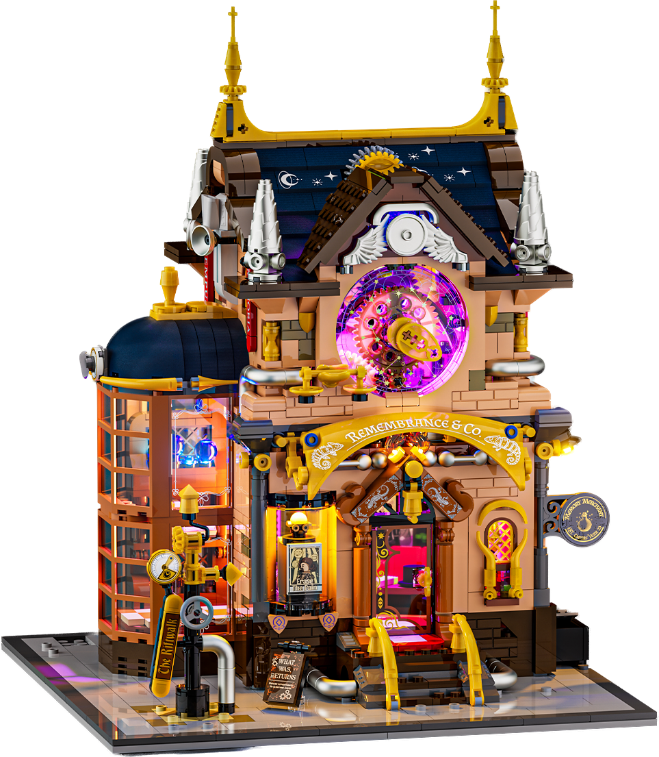 Lumibricks Steampunk Memory Magic Shop