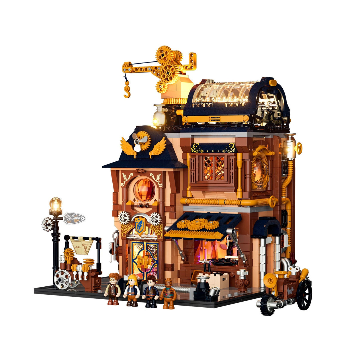 Lumibricks Steampunk Mechanical Workshop, vue 3