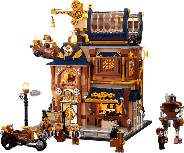 Lumibricks Steampunk Mechanical Workshop