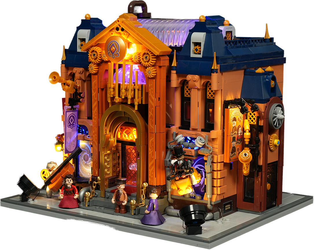 Lumibricks Steampunk Time Opera House