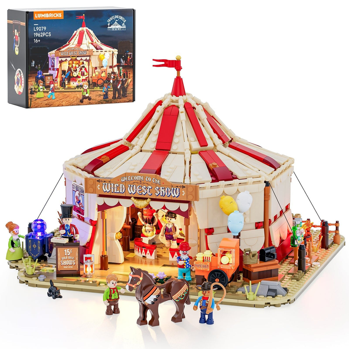 Lumibricks Traveling Circus, vue 3