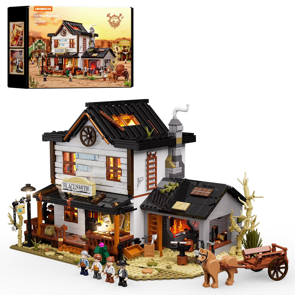 Lumibricks Old West Blacksmith, vue 2