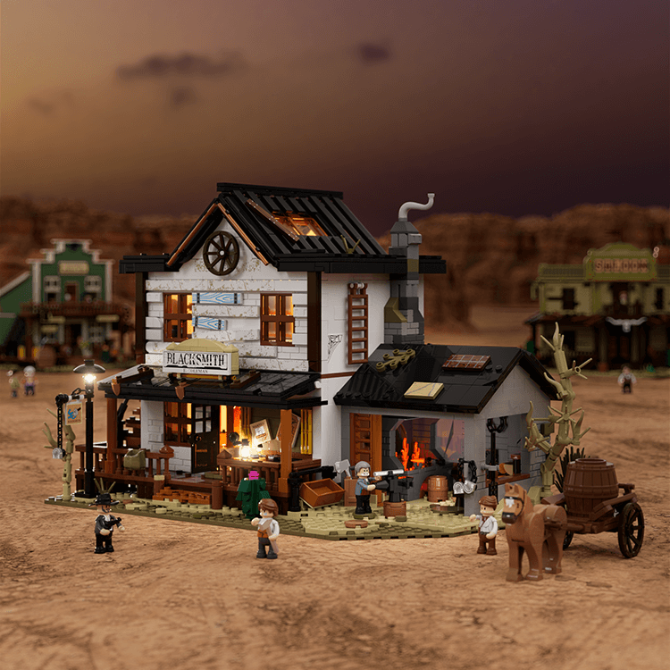 Lumibricks Old West Blacksmith, vue 3