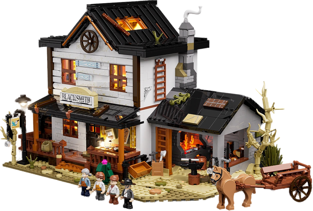 Lumibricks Old West Blacksmith