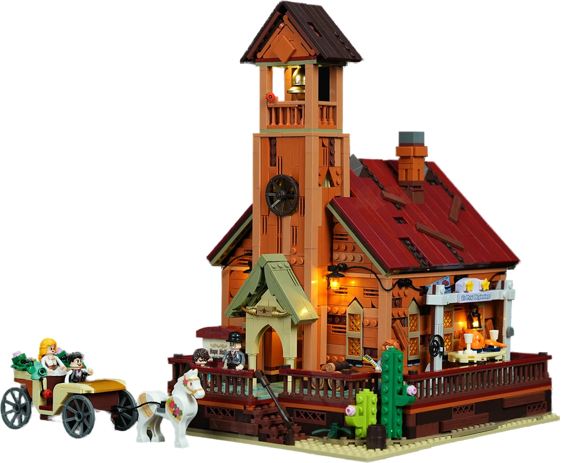 Lumibricks Old West Meeting Hall