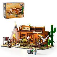 Détail - Lumibricks - Western Fur Trading Post / The Old West