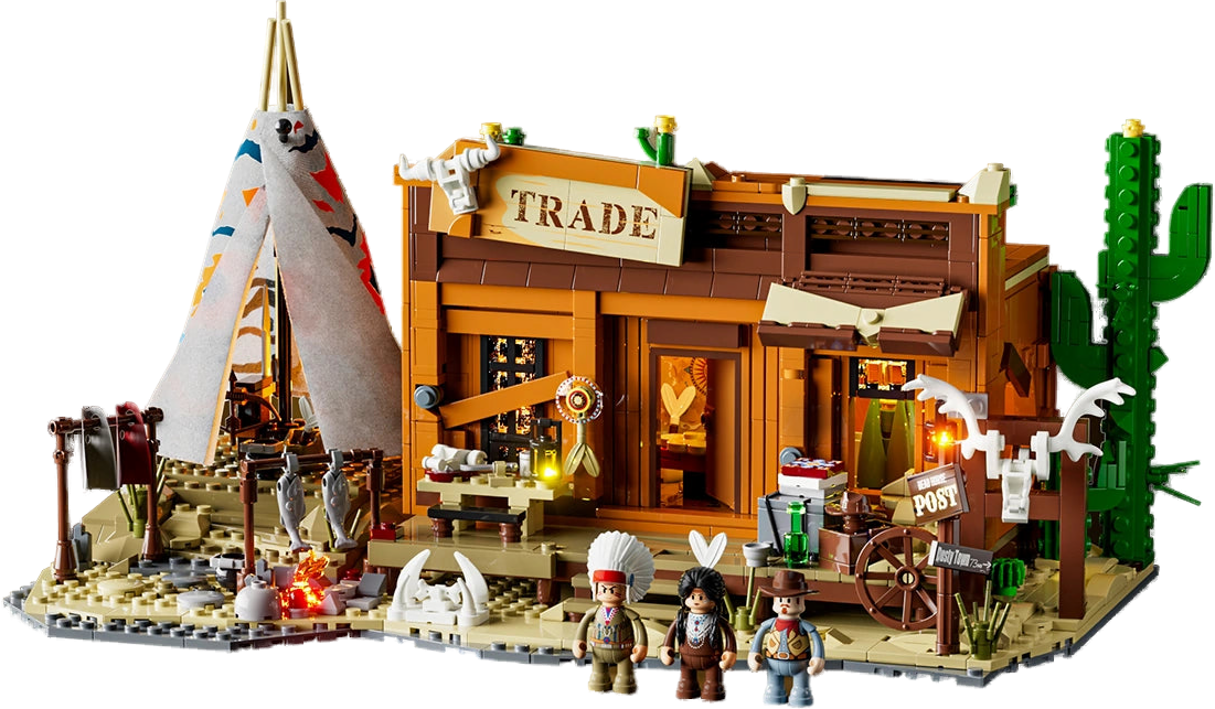 Lumibricks Western Fur Trading Post