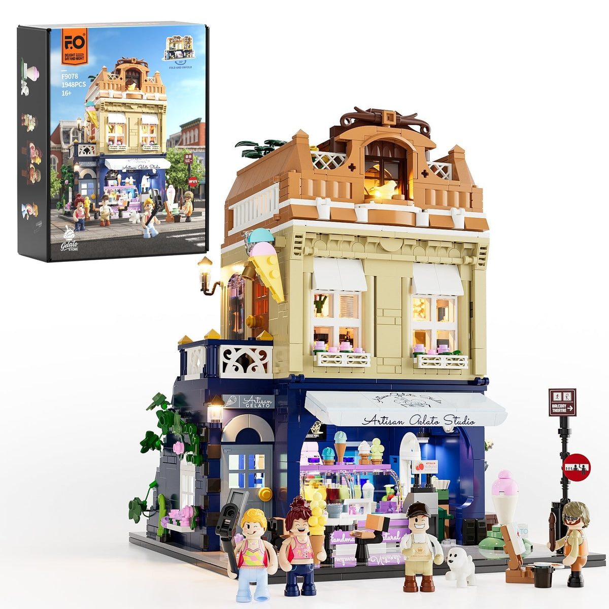 Lumibricks Gelato Store, vue 5
