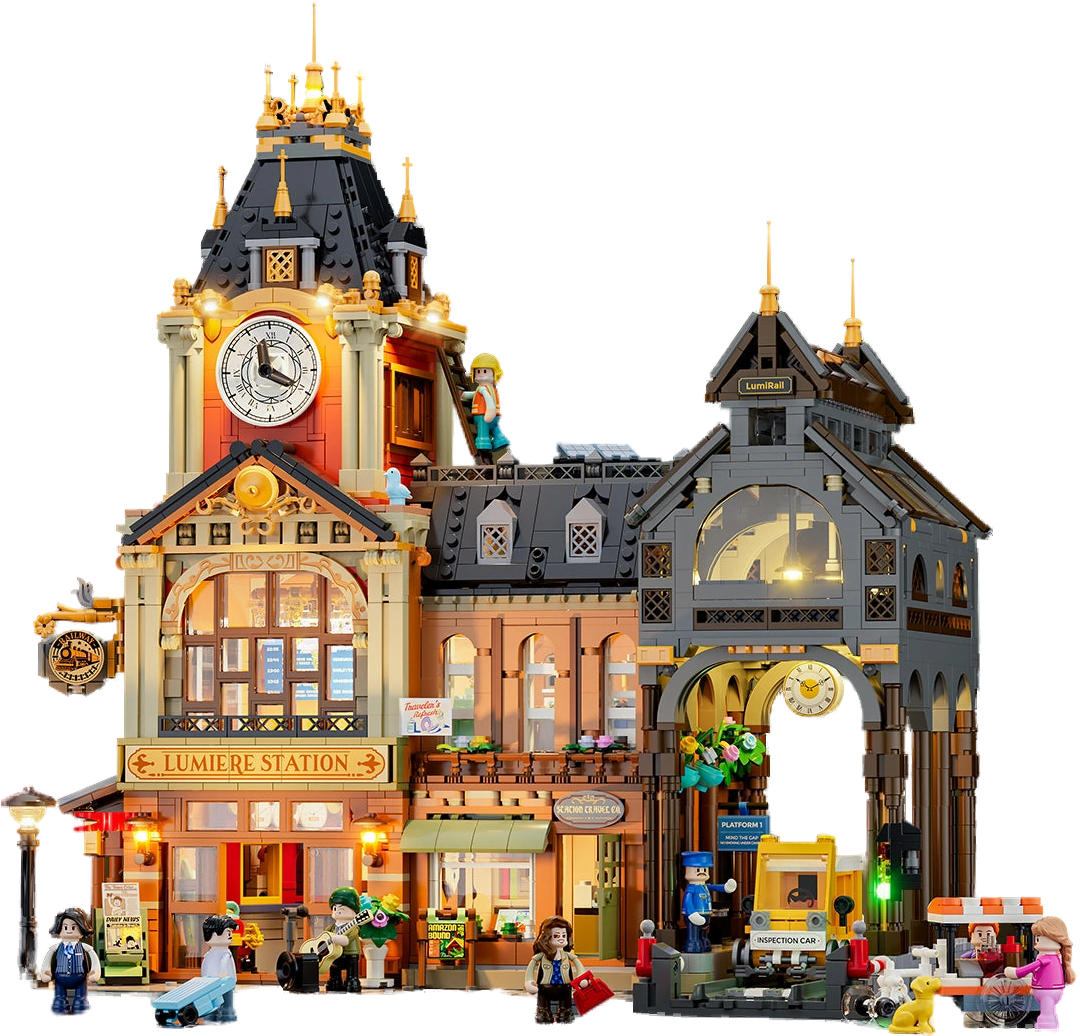 Lumibricks Train Station
