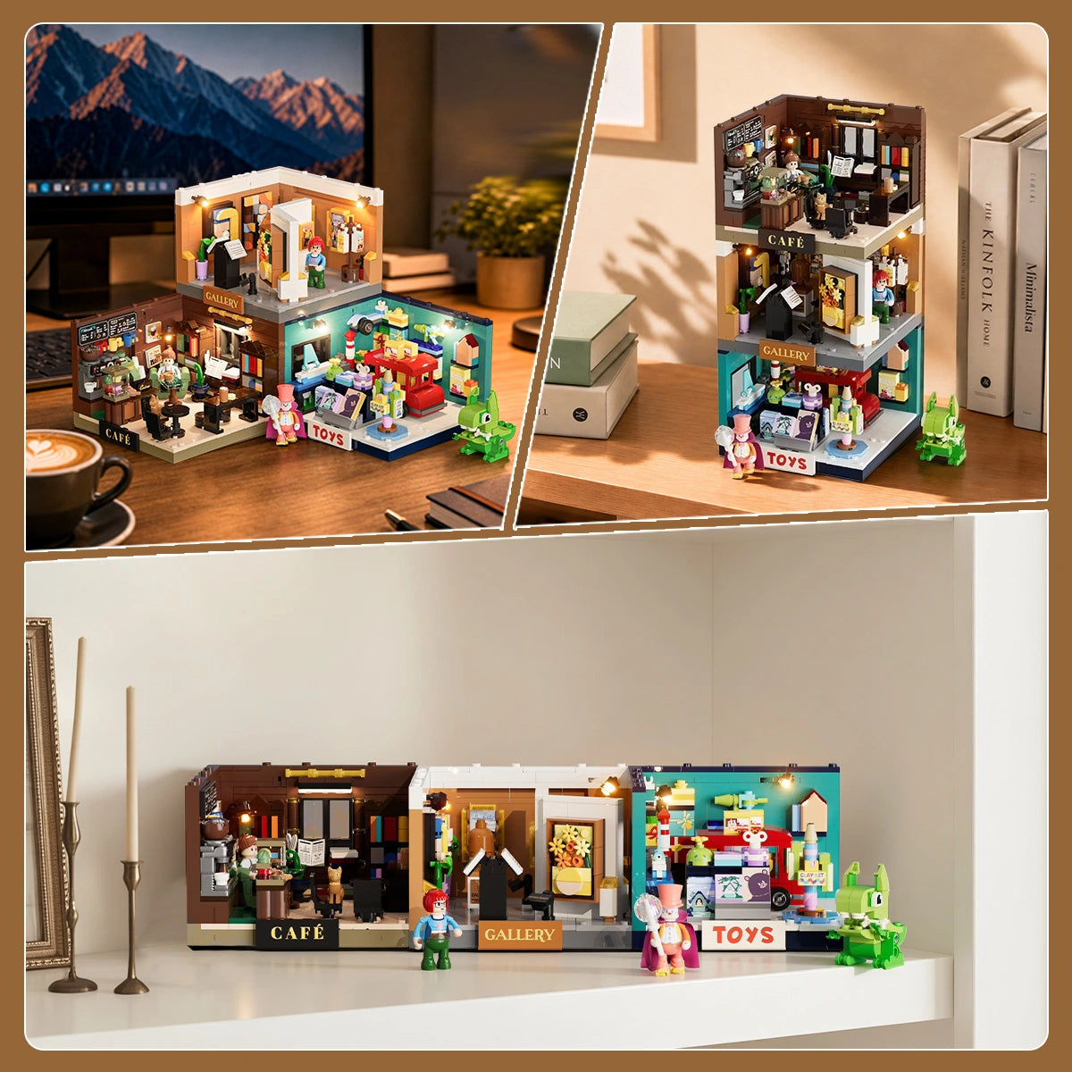 Lumibricks Book-Cafe Box, vue 3