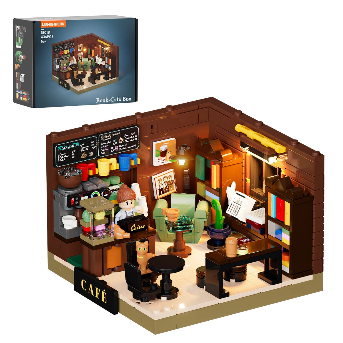 Lumibricks Book-Cafe Box, vue 5