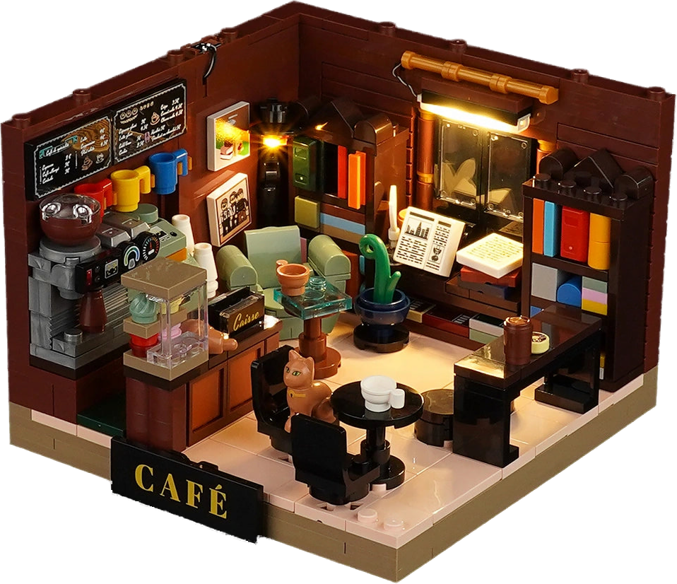 Lumibricks Book-Cafe Box