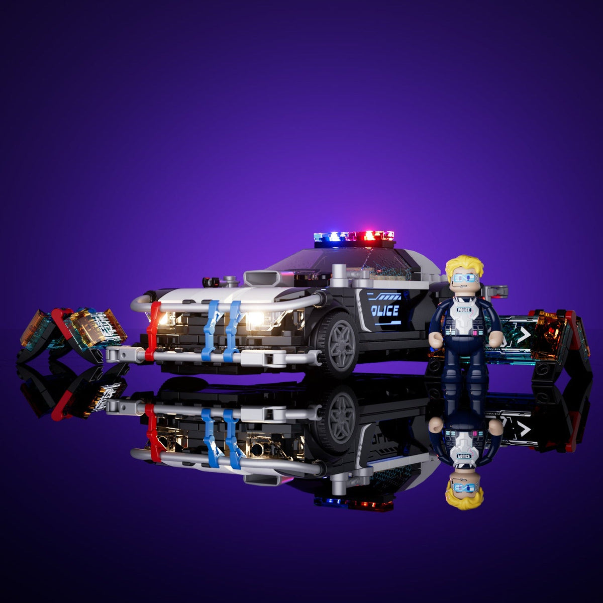 Lumibricks Police Patrol Car, vue 4
