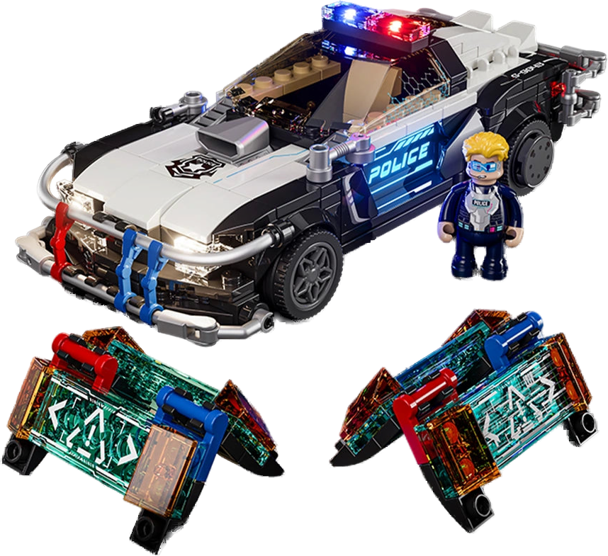 Lumibricks Police Patrol Car